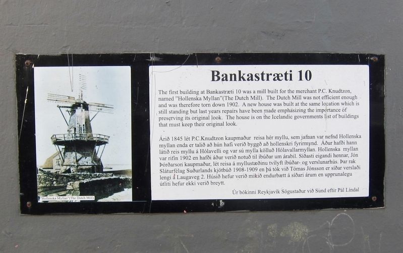 Bankastraeti 10 Marker image. Click for full size.
