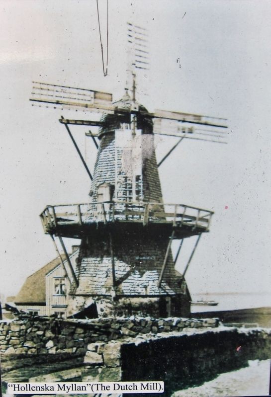 Bankastraeti 10 Marker: Closeup of Photograph of Mill image. Click for full size.