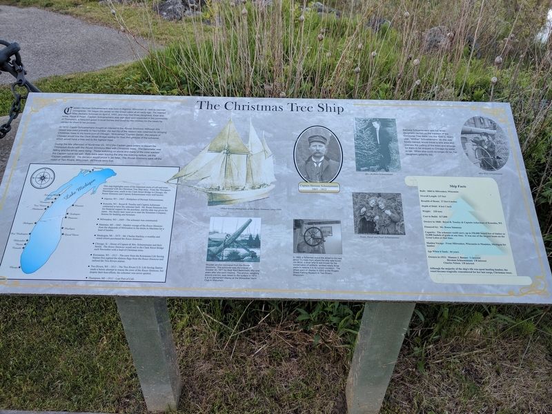 The Christmas Tree Ship Marker. Click for full size. The Christmas Tree Ship Marker image. Click for full size.
