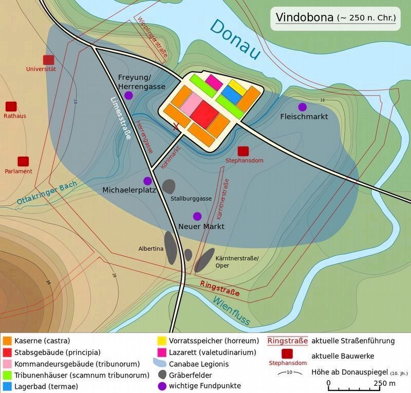 Vindobona (Vienna). Click for full size. Vindobona (Vienna) image. Click for full size.