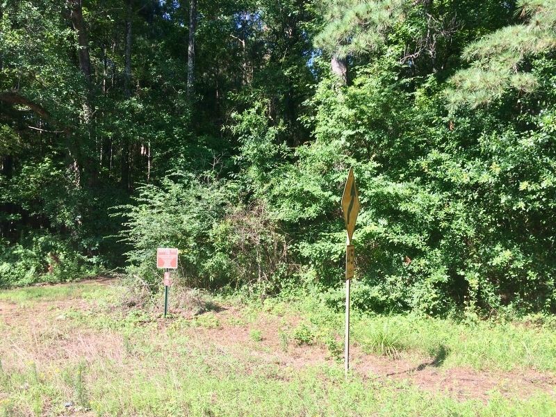 Las Ormigas Spanish Land Grant Marker near Taylor Road (dirt road).. Click for full size. Las Ormigas Spanish Land Grant Marker near Taylor Road (dirt road). image. Click for full size.