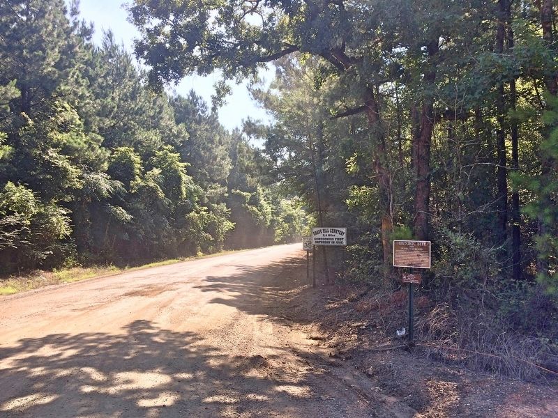 View of marker looking east on Grove Hill Road.. Click for full size. View of marker looking east on Grove Hill Road. image. Click for full size.