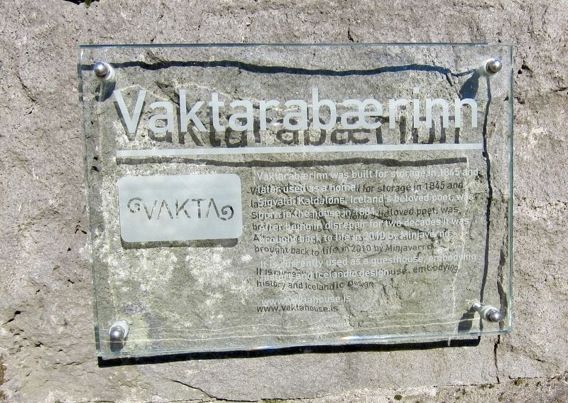 Vaktarab�rinn Marker image. Click for full size.