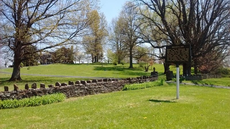 Bright's Inn Marker. Click for full size. Bright's Inn Marker image. Click for full size.