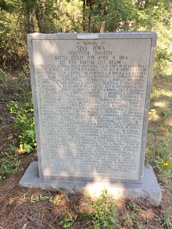 Army of the Tennessee Marker (rear) image. Click for full size.