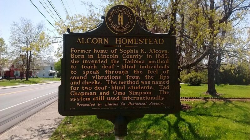 Alcorn Homestead Marker. Click for full size. Alcorn Homestead Marker image. Click for full size.