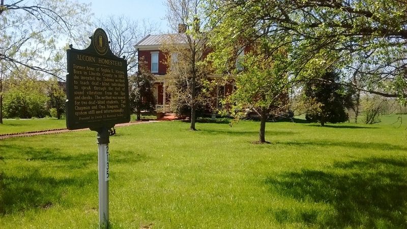 Alcorn Homestead / Sophia K. Alcorn Marker. Click for full size. Alcorn Homestead / Sophia K. Alcorn Marker image. Click for full size.