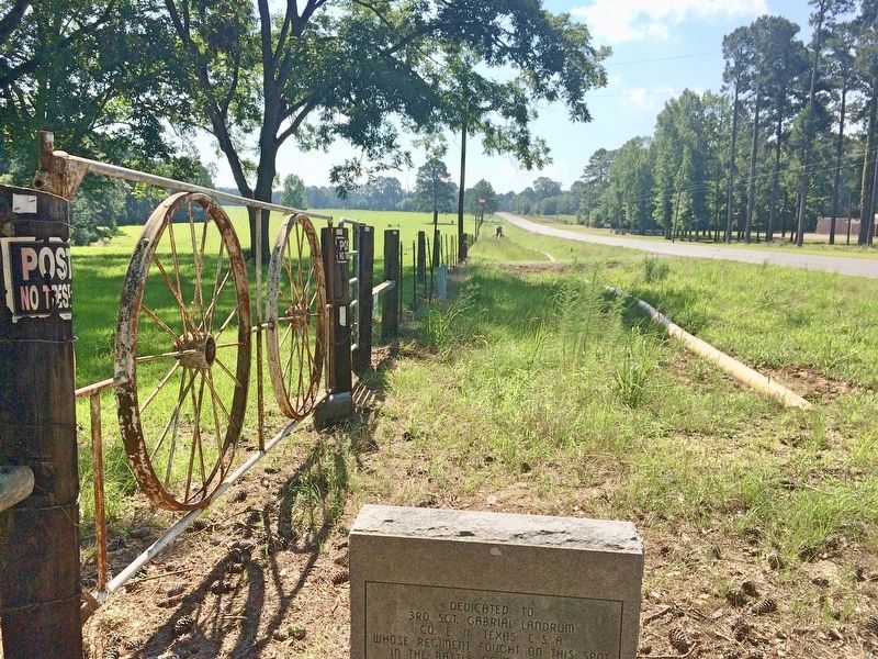 The view east on Highway 175. image. Click for full size.