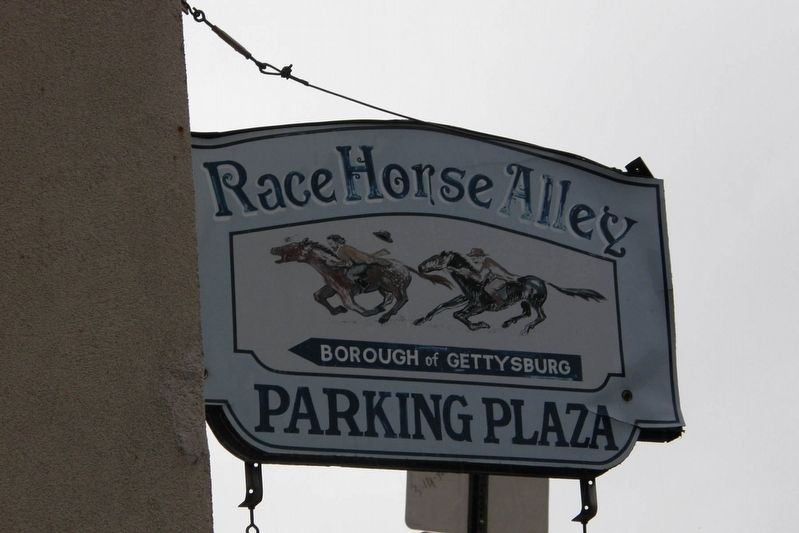 At the Carlisle Street entrance to Racehorse Alley. Click for full size. At the Carlisle Street entrance to Racehorse Alley image. Click for full size.