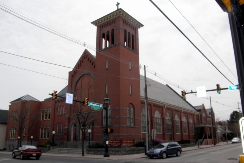 The current St. James Lutheran Church. Click for full size. The current St. James Lutheran Church image. Click for full size.