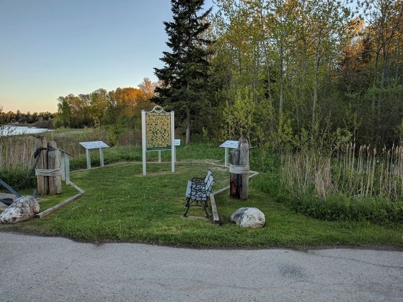 Thompson Docks Marker. Click for full size. Thompson Docks Marker image. Click for full size.