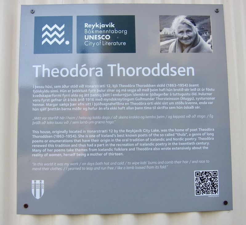 Thedra Thoroddsen Marker image. Click for full size.
