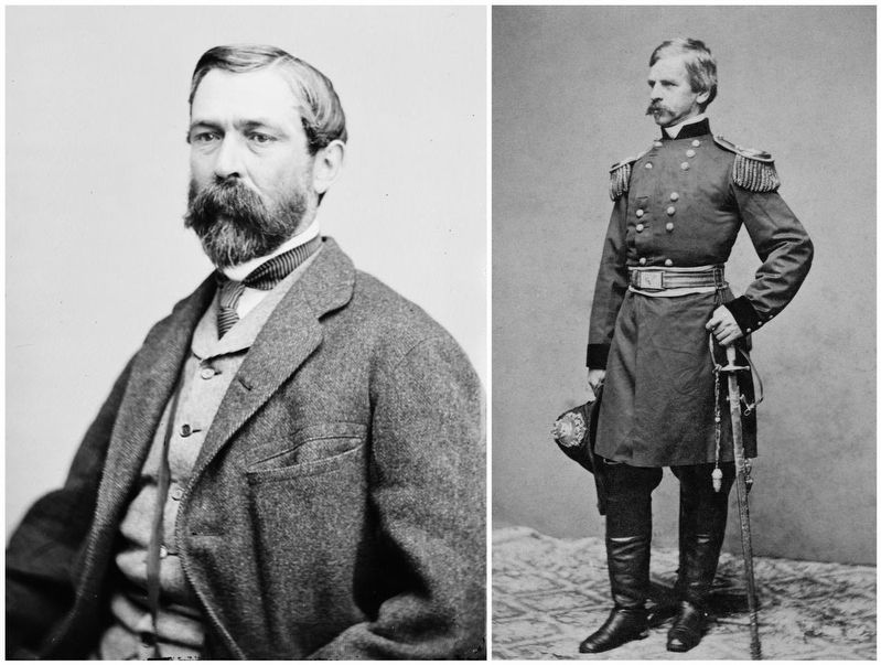 Confederate General Richard Taylor / Union General Nathaniel P. Banks. Click for full size. Confederate General Richard Taylor / Union General Nathaniel P. Banks image. Click for full size.