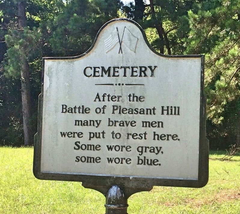 Old Pleasant Hill Cemetery Marker image. Click for full size.