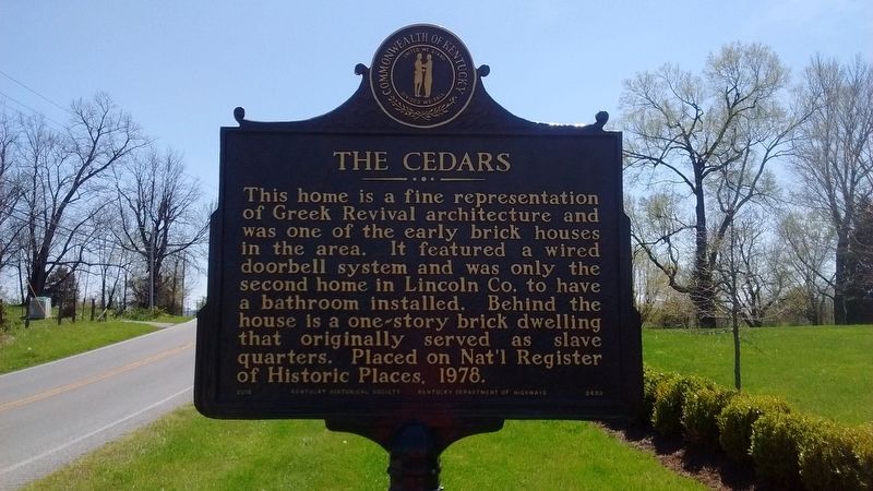 The Cedars Marker (Side 2) image. Click for full size.