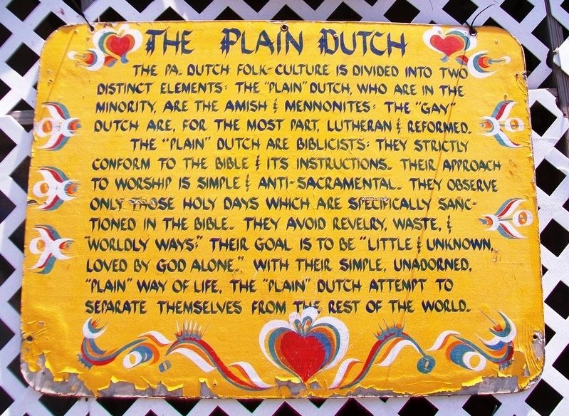 The Plain Dutch Marker image. Click for full size.