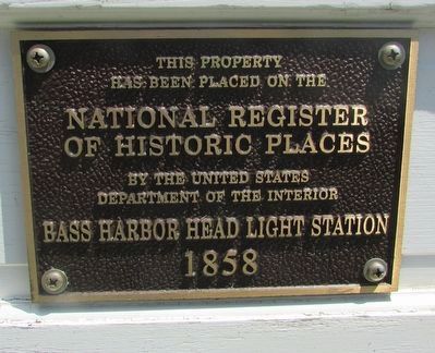Bass Harbor Head Light Station Marker image. Click for full size.