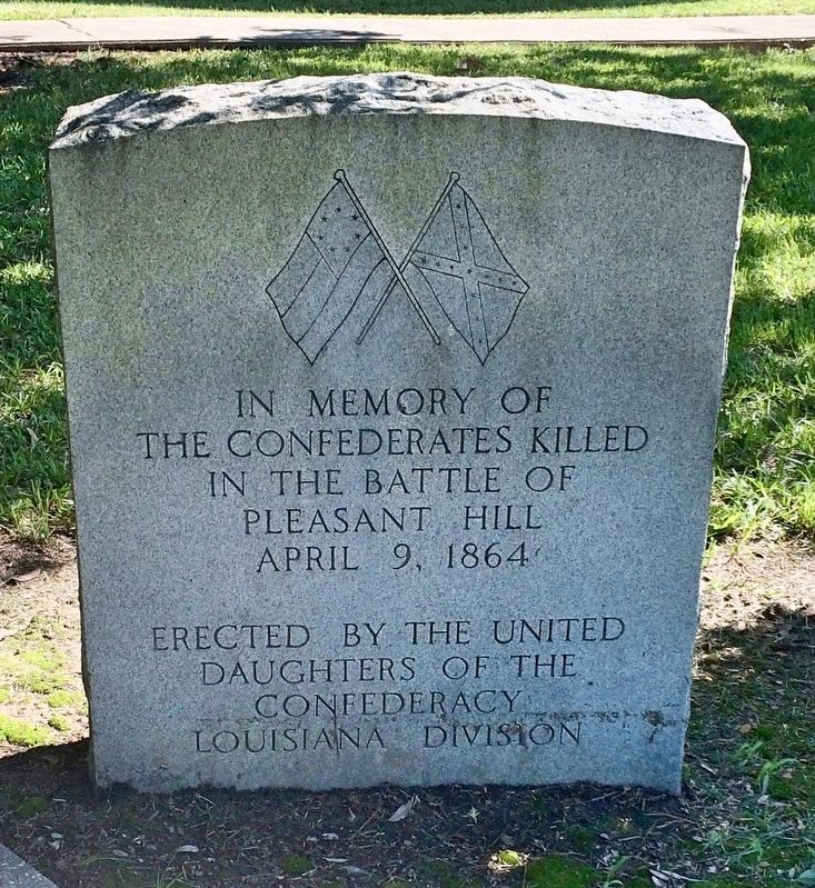 Battle of Pleasant Hill Memorial. Click for full size. Battle of Pleasant Hill Memorial image. Click for full size.