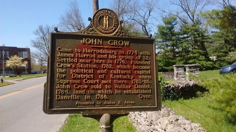 John Crow Marker. Click for full size. John Crow Marker image. Click for full size.