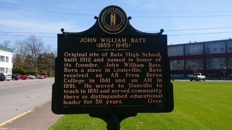 John William Bate Marker (Side 1) image. Click for full size.