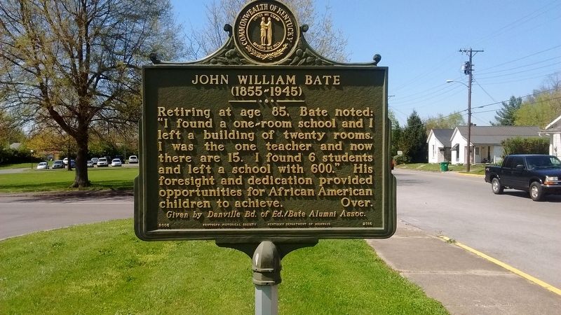 John William Bate Marker (Side 2) image. Click for full size.