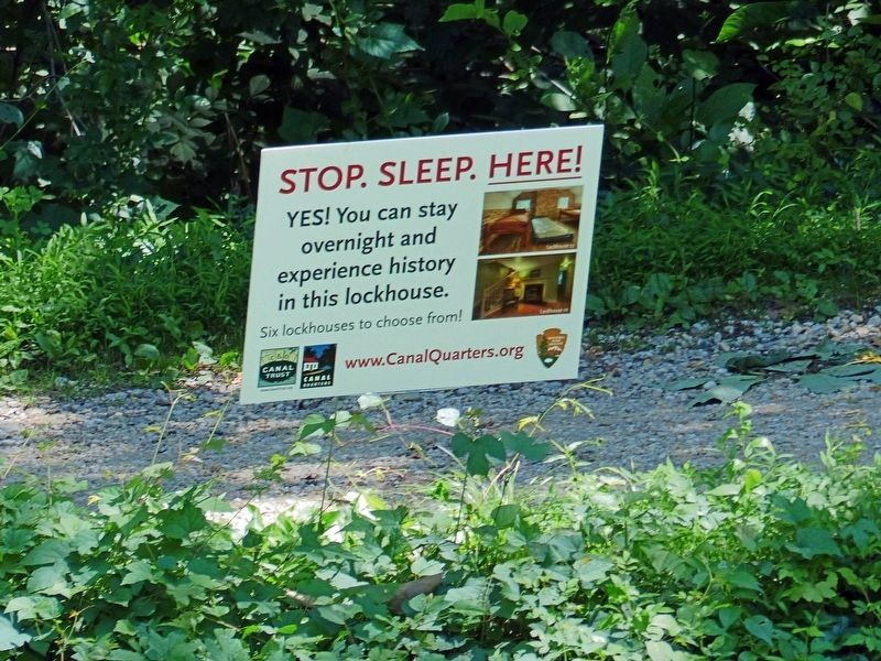 Stop. Sleep. <u>Here!</u> image. Click for full size.