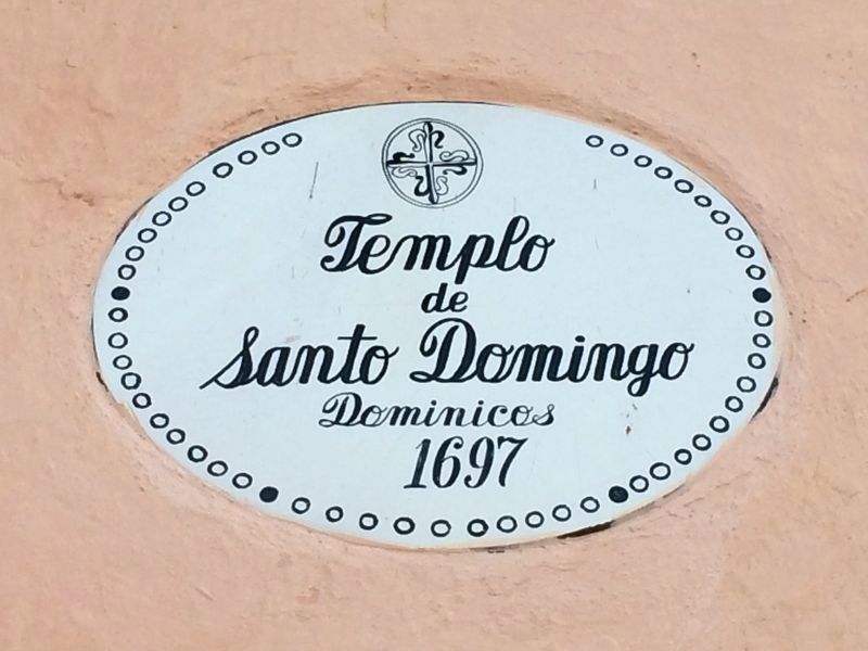 An additional Temple of Santo Domingo Marker image. Click for full size.