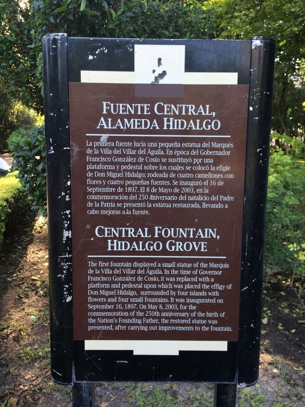 An additional, nearby Alameda Hidalgo Marker image. Click for full size.