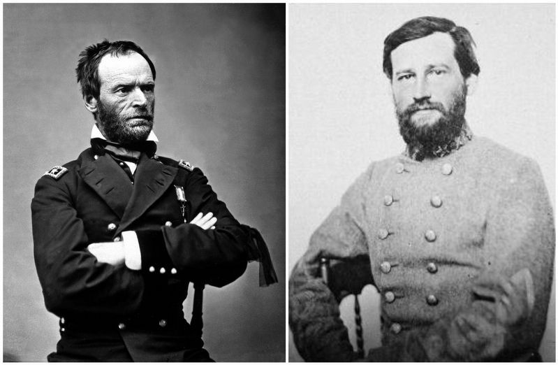 General William Tecumseh Sherman / General Stephen D. Lee image. Click for full size.