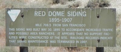 Red Dome Siding Marker image. Click for full size.