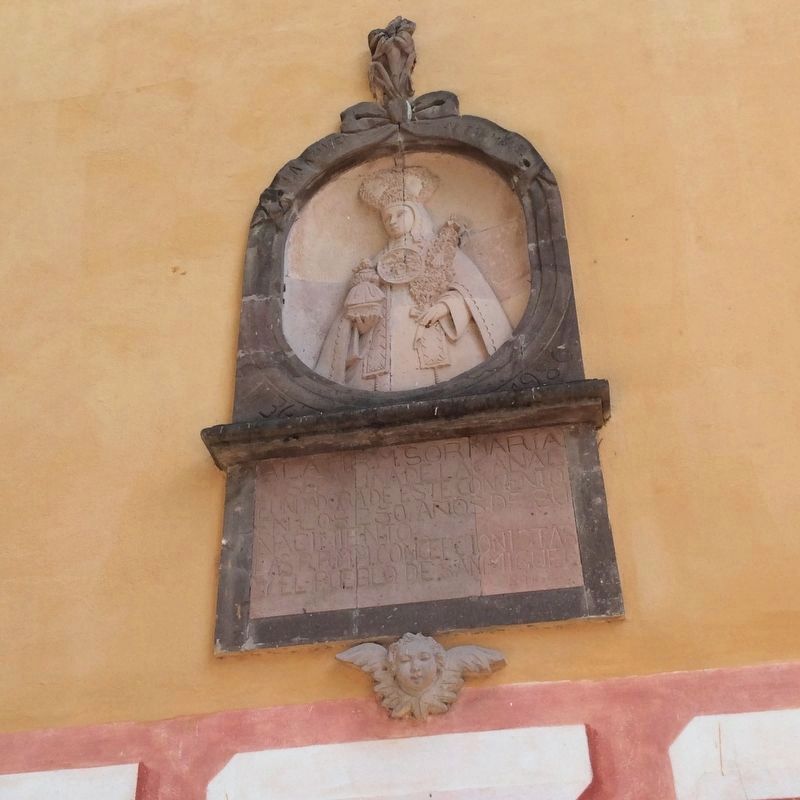 An additional marker to Josefa de la Canal, founder of the convent image. Click for full size.