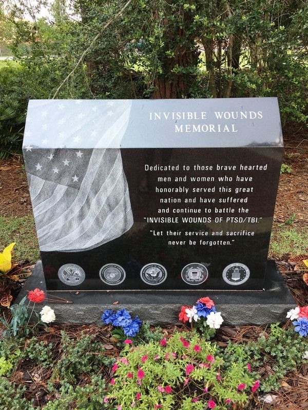 Invisible Wounds Memorial Marker image. Click for full size.