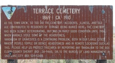 Terrace Cemetery Marker image. Click for full size.