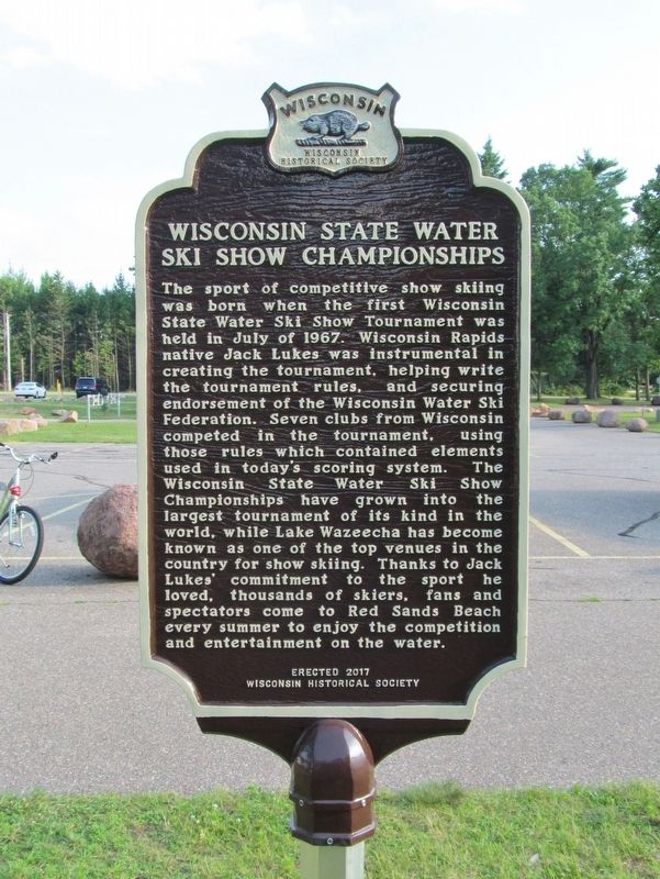Wisconsin State Water Ski Show Championships Marker image. Click for full size.
