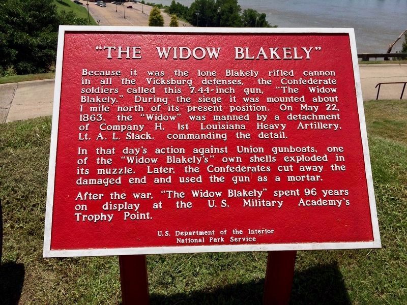 "The Widow Blakely" Marker image. Click for full size.