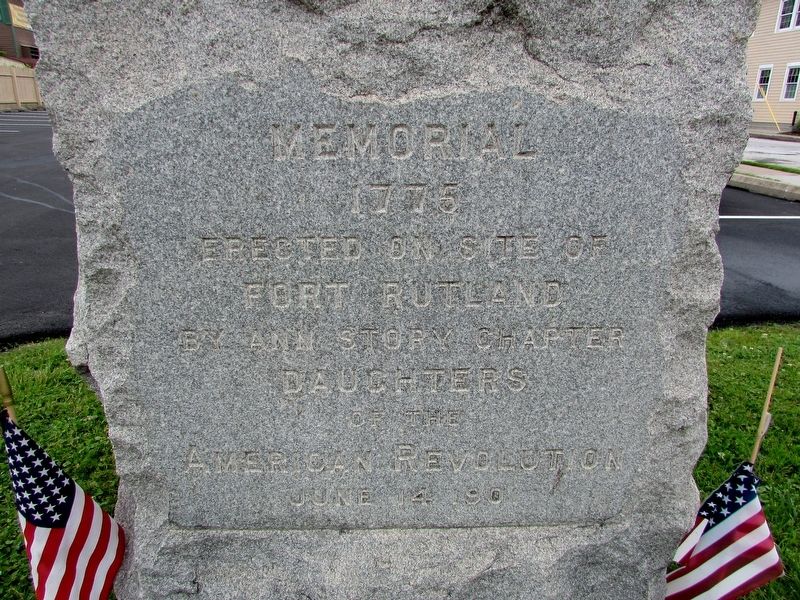 Fort Rutland Memorial Marker image. Click for full size.