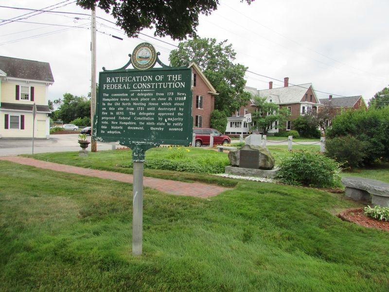Ratification of the Federal Constitution Marker. Click for full size. Ratification of the Federal Constitution Marker image. Click for full size.