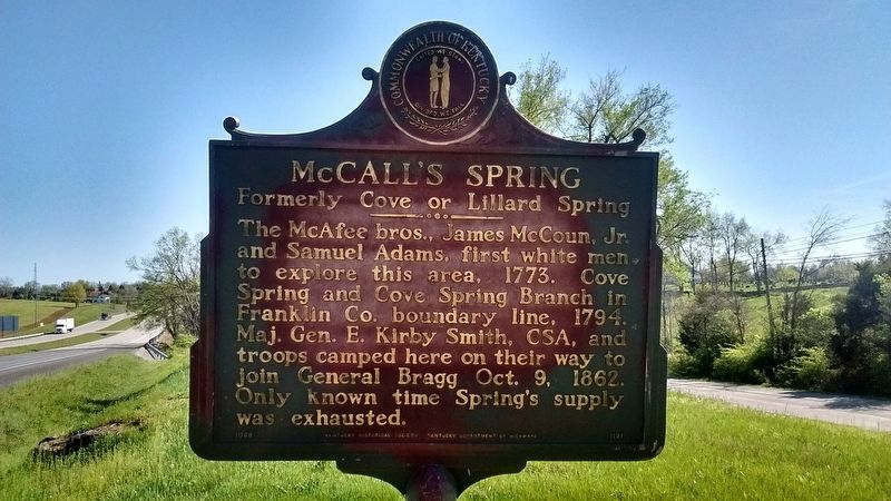 McCall's Spring Marker. Click for full size. McCall's Spring Marker image. Click for full size.