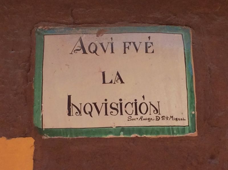 An additional, nearby marker on the Inquisition.. Click for full size. An additional, nearby marker on the Inquisition. image. Click for full size.