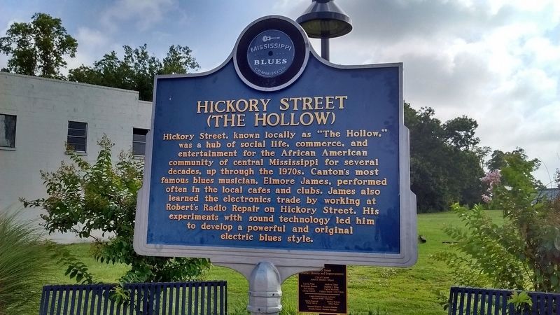 Hickory Street Marker (Side 1). Click for full size. Hickory Street Marker (Side 1) image. Click for full size.