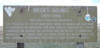 Medea Siding Marker. Click for full size. Medea Siding Marker image. Click for full size.
