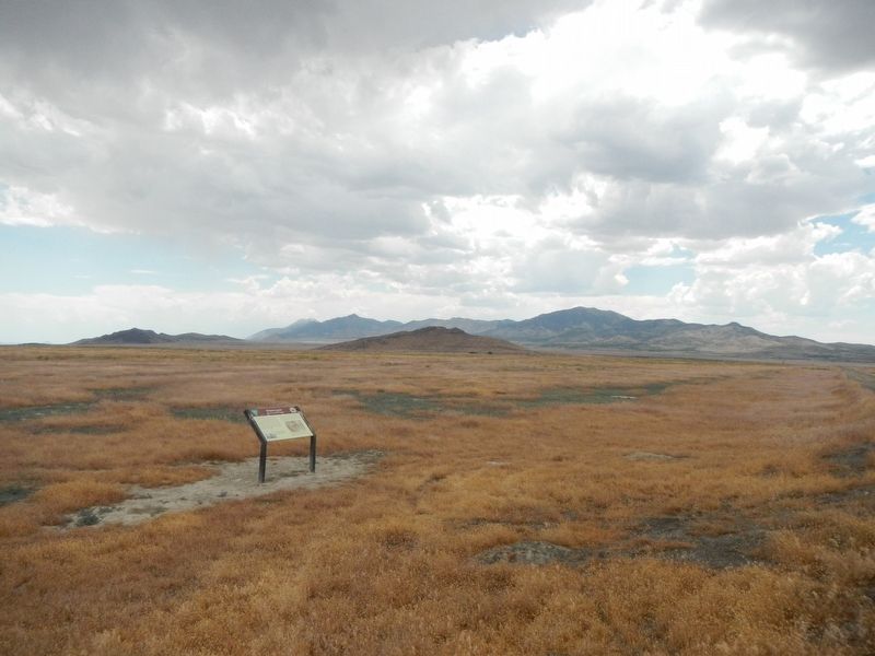 Historic Lucin Marker. Click for full size. Historic Lucin Marker image. Click for full size.