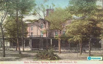Crab Orchard Springs Hotel image. Click for full size.