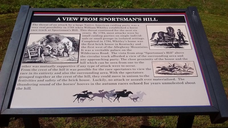 A View from Sportsmans Hill Marker image. Click for full size.