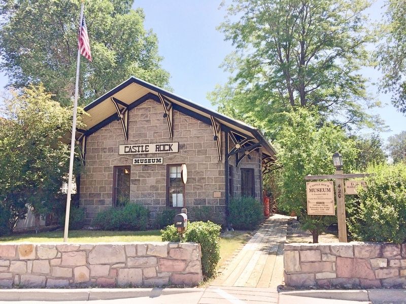 The D&RG Train Depot (now Castle Rock Museum). image. Click for more information.