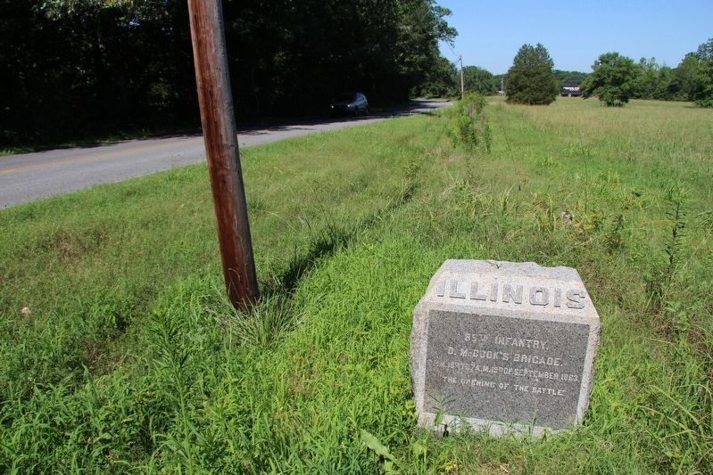 85th Illinois Infantry Marker. Click for full size. 85th Illinois Infantry Marker image. Click for full size.