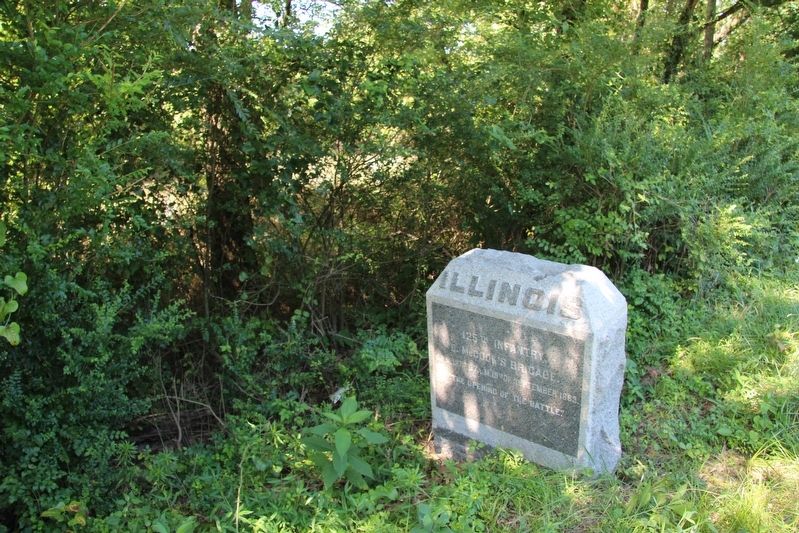 125th Illinois Infantry Marker. Click for full size. 125th Illinois Infantry Marker image. Click for full size.