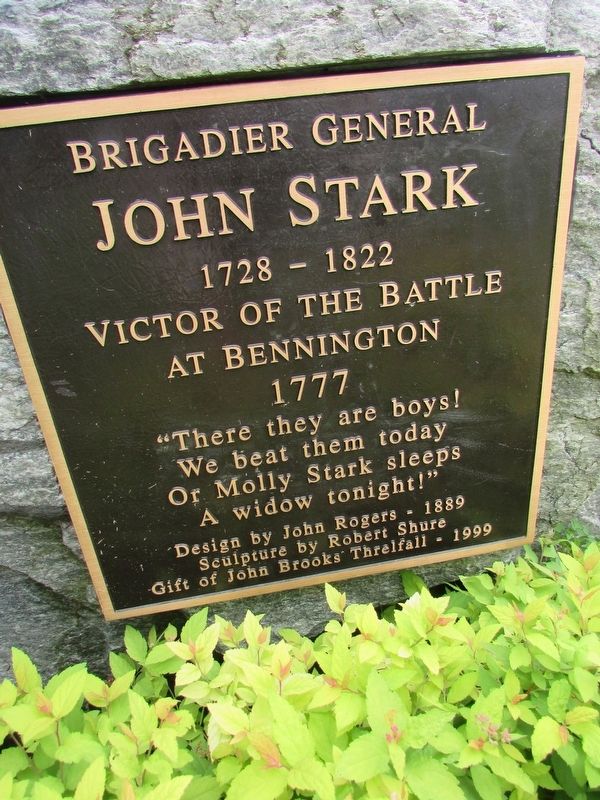 John Stark Marker. Click for full size. John Stark Marker image. Click for full size.