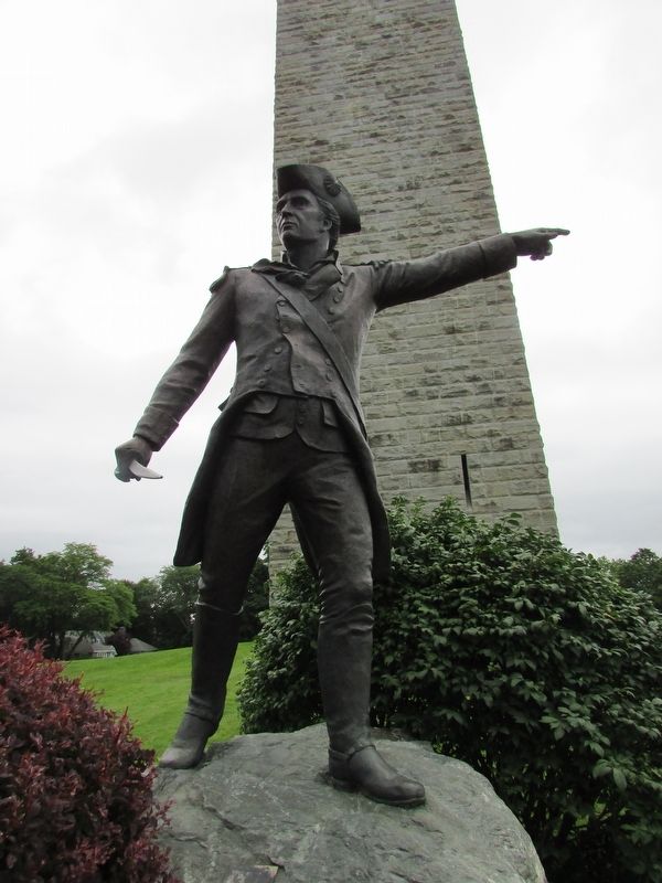 Statue of John Stark. Click for full size. Statue of John Stark image. Click for full size.