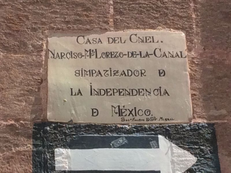 Narciso Mar�a Loreto de la Canal Marker image. Click for full size.
